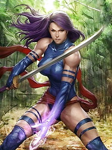 Psylocke Porn Art