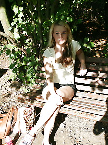 German Teen Posing Outdoor