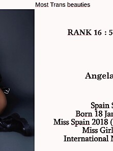 16Th Miss Tworld Category : Angela Ponce