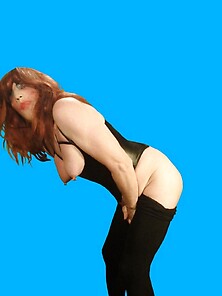 Busty amateur tranny shemale ass fucked