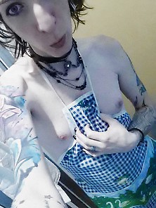 Naked Apron Tgirl