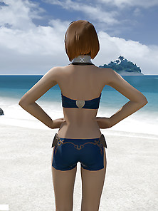 Mira At The Beach,  Ff Xiv